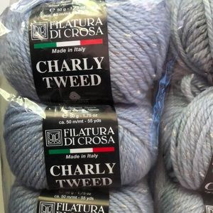 SOLD - Filatura di Crosa Charly Tweed chunky merino wool Italian yarn